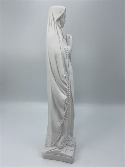 Buy White Statue of Our Lady of Lourdes / Estatua Blanca Nuestra Senora ...