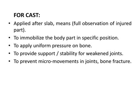 Curing Plaster Cast 的图像结果