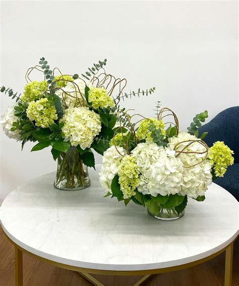 Hydrangea Clouds - Deluxe (Pictured) | Hydrangea arrangements, White ...