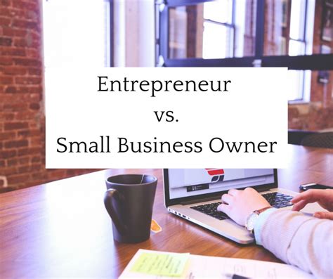 Entrepreneur vs Business Owner 的图像结果