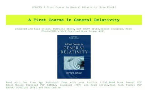 Image result for First Course in General Relativity
