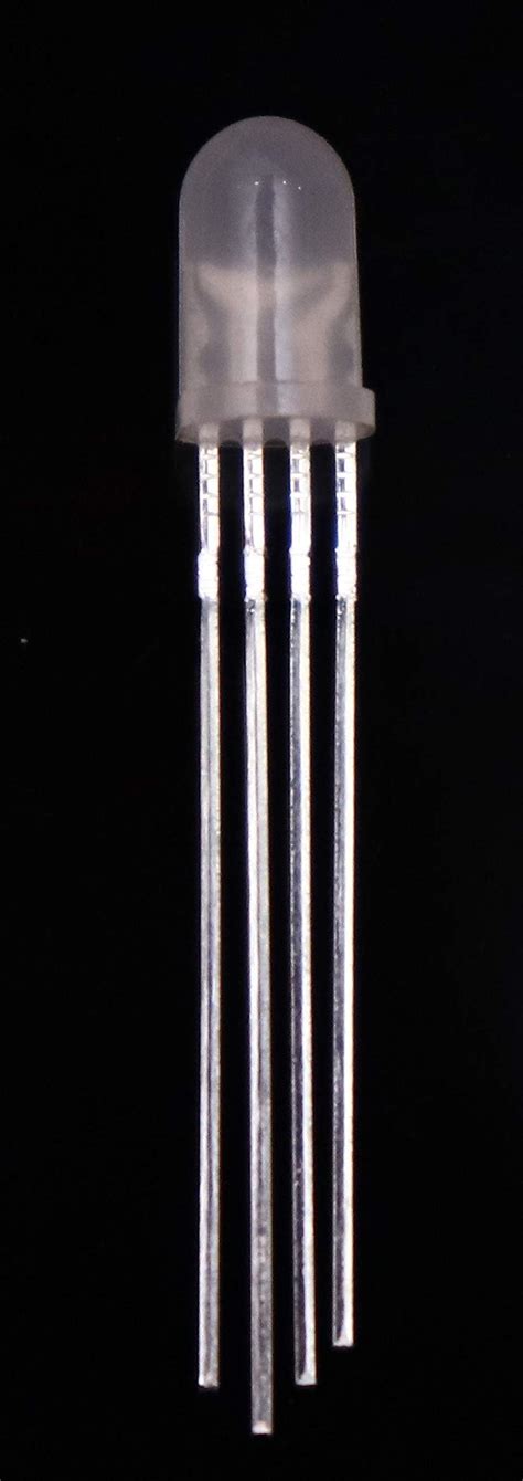 Electronic Spices 5MM RGB LED Diode Lights Tricolor (Multicolor Red ...