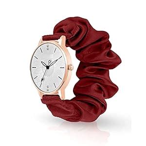 Buy TACOFY Scrunchies Watch Classic & Unique Strap Cloth Soft Pattern ...