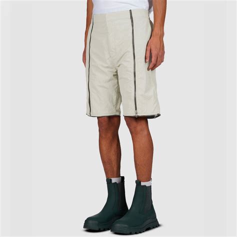 Crushed Nylon Detachable Zip Pants (Sage) – Capsul