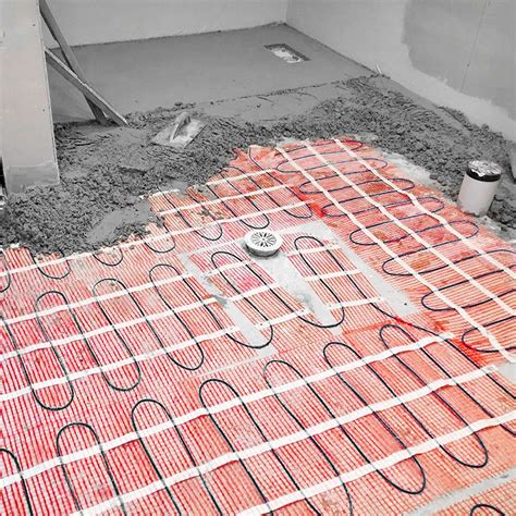 VEVOR 90 Sqft 120V Electric Radiant Floor Heating Mat with Alarmer and ...