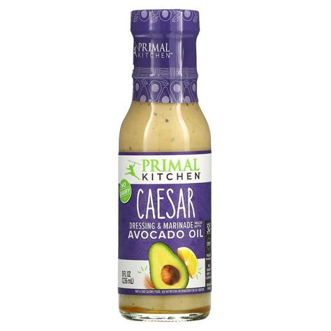 Primal Kitchen, Dressing & Marinade Made with Avocado Oil, Caesar, 8 fl ...