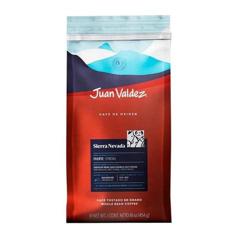 Juan Valdez Coffee Dark Roast Sierra Nevada Whole Bean Colombian Coffee ...