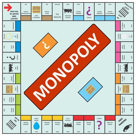 Monopoly Board Game Classic Printable Board Games, Templates Printable ...
