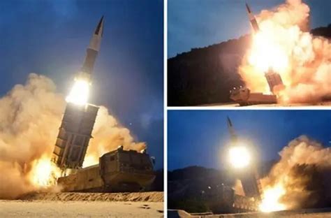 韩美联军向朝鲜半岛东部发射4枚导弹|朝鲜|弹道导弹|导弹_新浪新闻