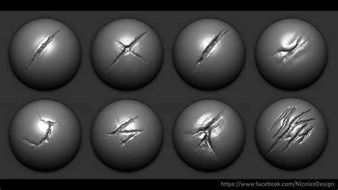 Zbrush - 20 wood brushes on Behance