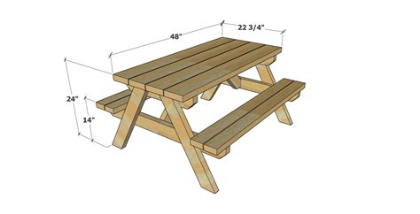 Big Kids Picnic Table Plans | Ana White