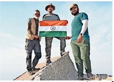 Three mountaineers created a record by climbing the three peaks of ...