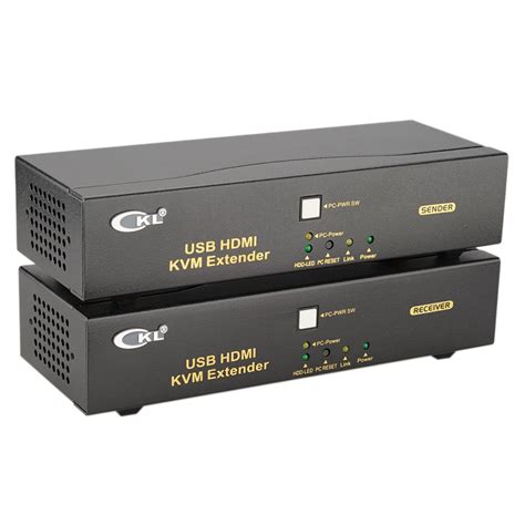CKL 328 Feet USB 2.0 HDMI KVM Ethernet Extender 4Kx2K Support Audio and ...