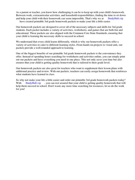 Image result for 3rd Grade Homework