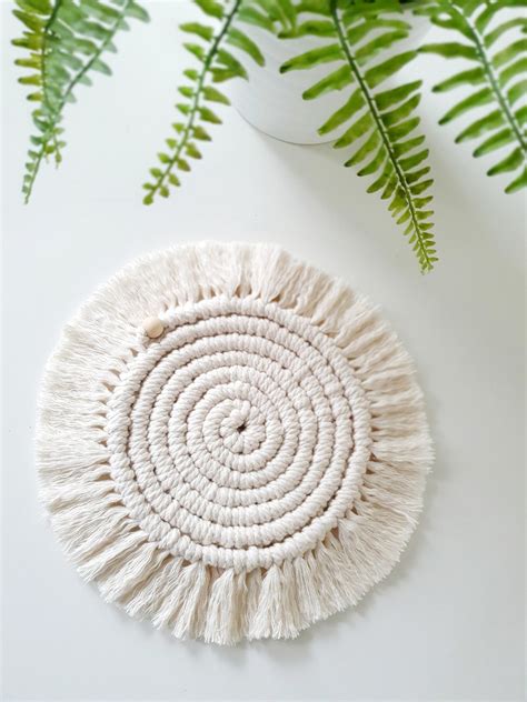 Macrame Table Mat DIY 的图像结果