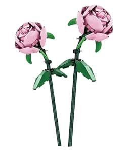 RupeeRise 2 Pcs Artificial Flowers, Compatible Flower Bouquet Gift,Rose ...