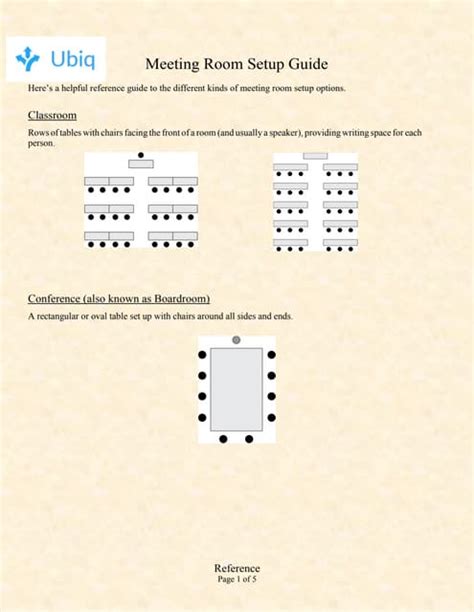 Meeting Room Set Up Examples 的图像结果