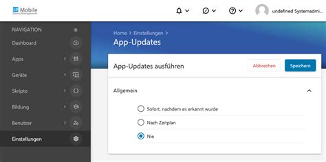 App-Updates - Dokumentation