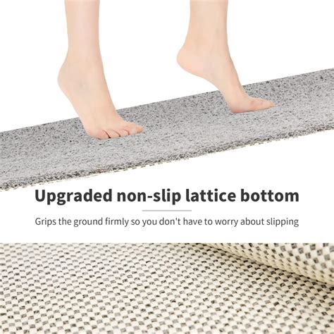 Buy Moocuca Shower Mat, Machine Washable Loofah Shower Mat, Anti-slip ...