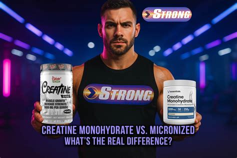 Creatine Monohydrate vs. Micronized: What’s the Real Difference? - Strong Supplement Shop