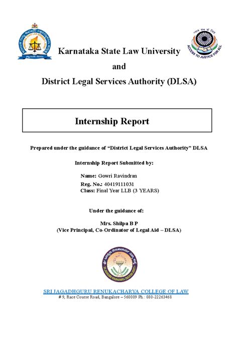 DLSA Myfinal - Academic assignment for final year. - Karnataka State ...