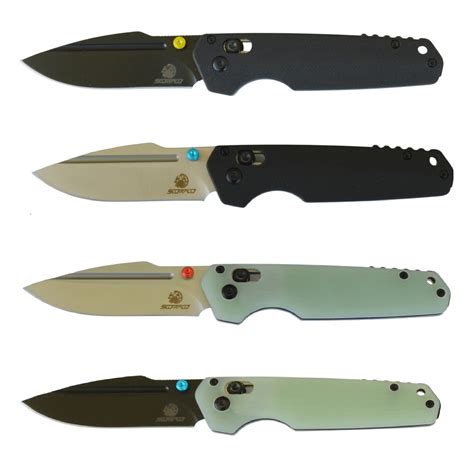 SCORPCO Folding Knife Pocket Clip Ultra Smooth & V Sharp AUS-10 Steel ...