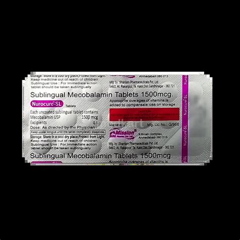 NUROCURE SL TABLET 15'S Price, Uses, Side Effects & Substitutes | Medkart