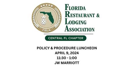 Policy & Procedures Luncheon: Legislative Updates and DBPR Insights, JW ...
