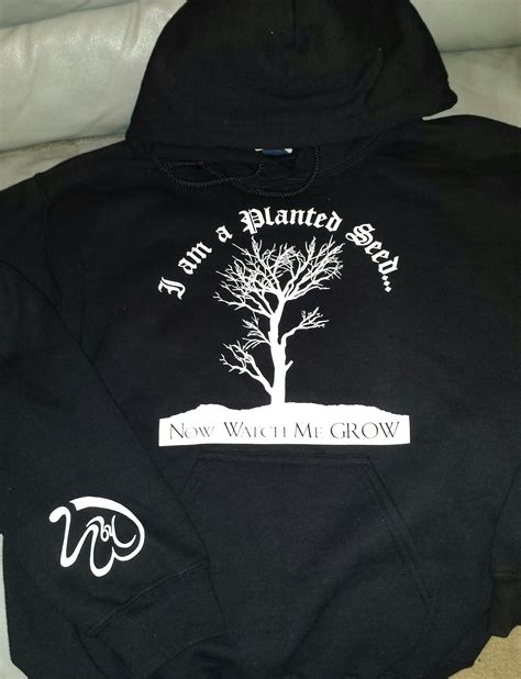 Planted Seed Hoodie. Let 'em see your Growth! | Hoodies, Sweatshirts ...