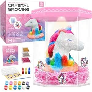 Buy Crystal Unicorn Terrarium Kit, PIBEX Crystal Growing Kit, Grow ...