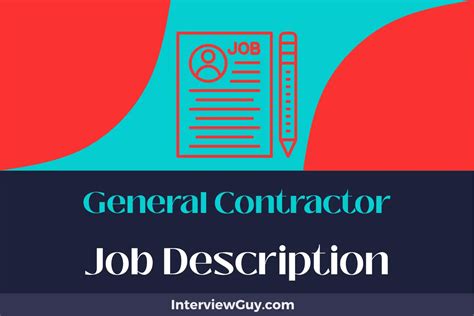 General Contractor Jobs 的图像结果