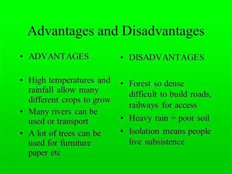 advantages and disadvantages of rain - Brainly.in