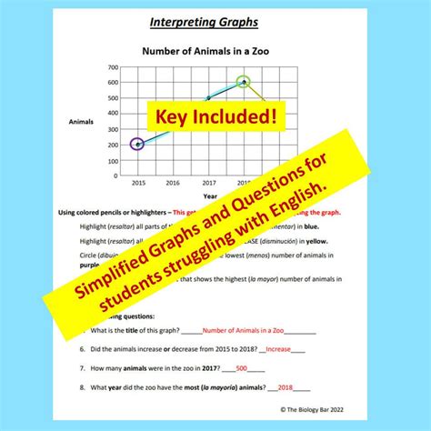 Image result for Interpreting Graphs Worksheet Answer Key