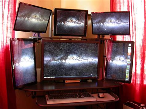 Image result for Three Monitor Computer Stations