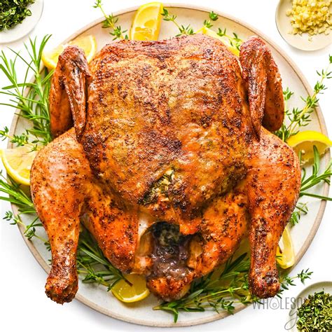 Roasted Half Chicken (Crispy, Juicy Recipe) - Wholesome Yum