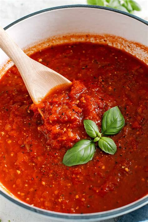 Simple Marinara Sauce - Eat Yourself Skinny
