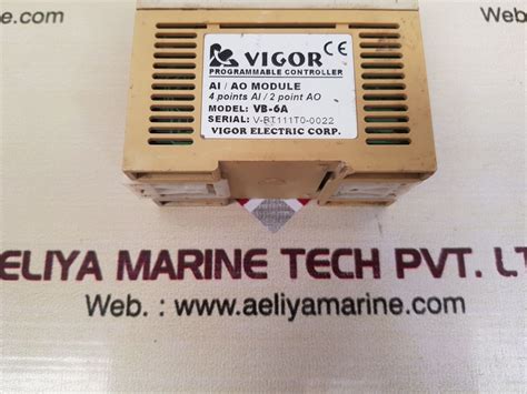Vigor vb-6a programmable controller – Aeliya Marine Tech