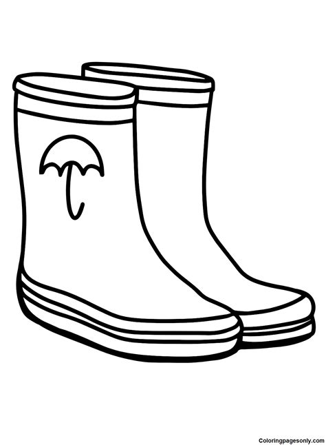 Rain boots template – Artofit