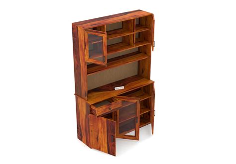 Buy Doran Crockery Unit (Honey Finish) Online in India | UrbanWood