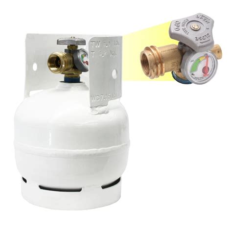 Flame King 30LB Horizontal Propane Cylinder Tank With Valve & Gauge ...