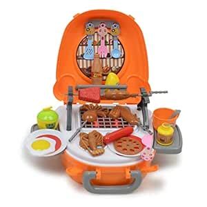 Buy MERISHOPP® 40 Pieces of PVC BBQ Grill Game Pretend Play Toy Playset ...