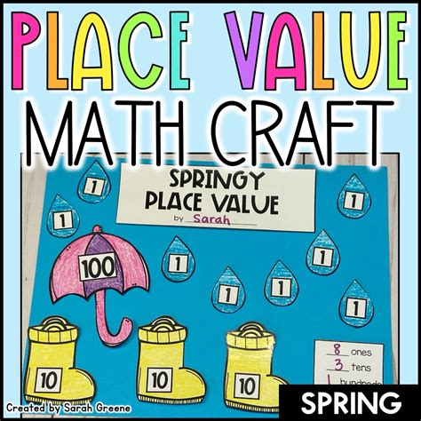Spring Place Value Math Craft | Made By Teachers
