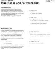 Image result for Java Inheritance Cheat Sheet