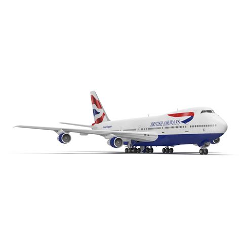 3D Boeing 747 100B British Airways | 3D Molier International