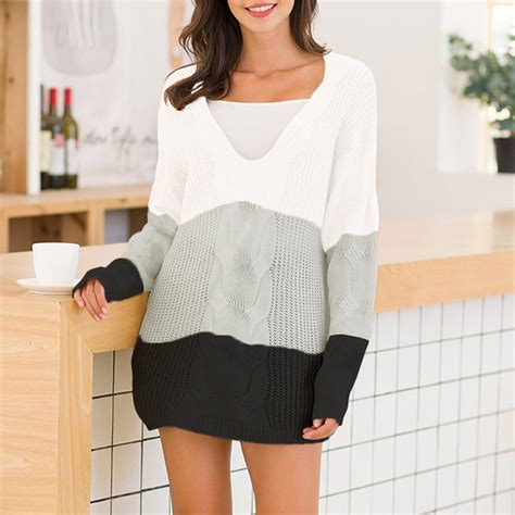 Viikei Sweaters For Women Clearance Plus Size Pullover Sweaters For ...