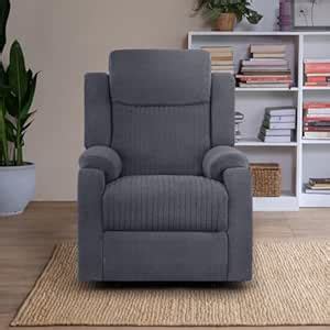 Sleepyhead RX6 - Single Seater Fabric Recliner (Sesame Grey) |3 Modes ...