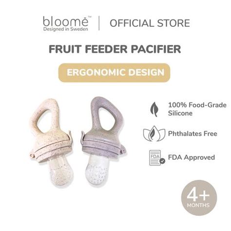 Jual BLOOME Fruit Feeder Pacifier For Baby | Dot Isi Buah Bayi Anak ...