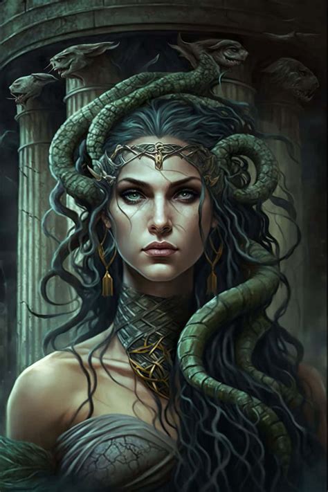 Download Mystical Medusa Artwork Wallpaper | Wallpapers.com