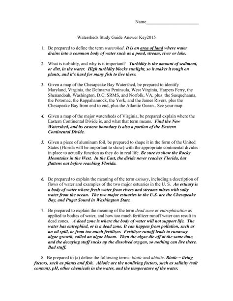 Image result for Study Guide Answer Key