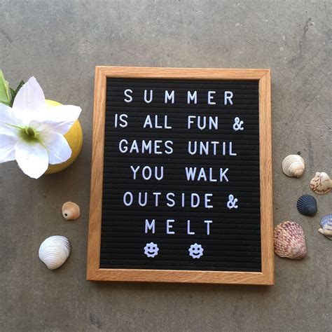 10 Summertime Letter Board Quotes